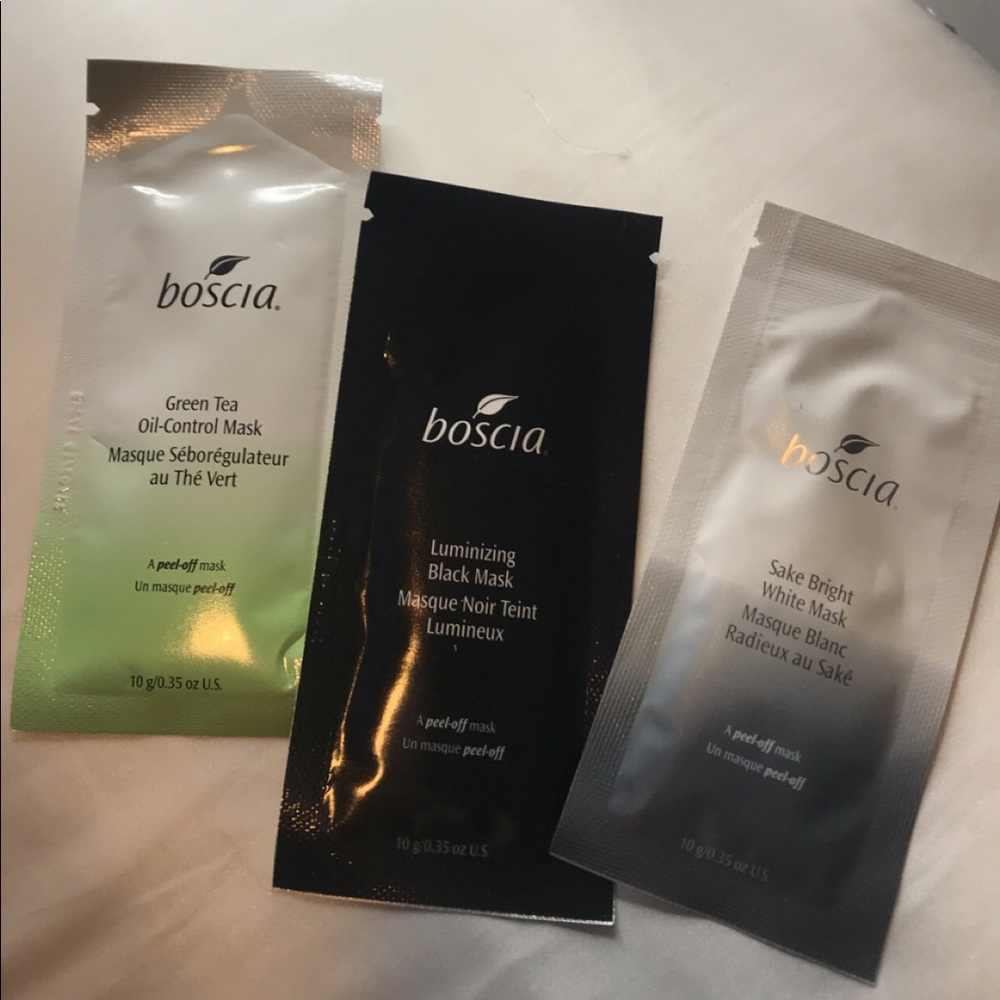 Boscia 3 Peel-off masks